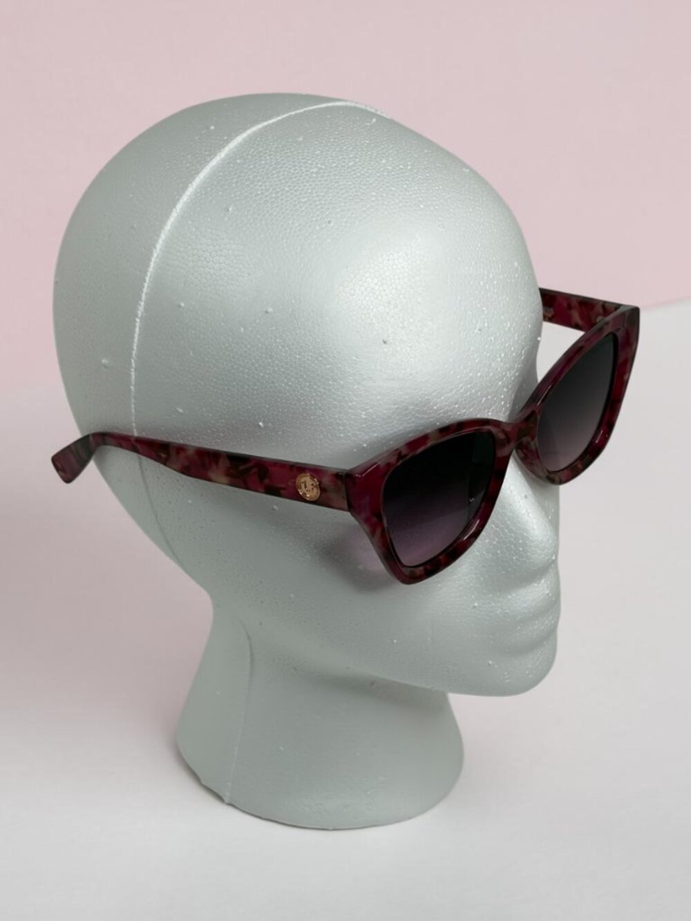 True Religion Burgundy Tortoise Cat Eye Sunglasses TR56288
